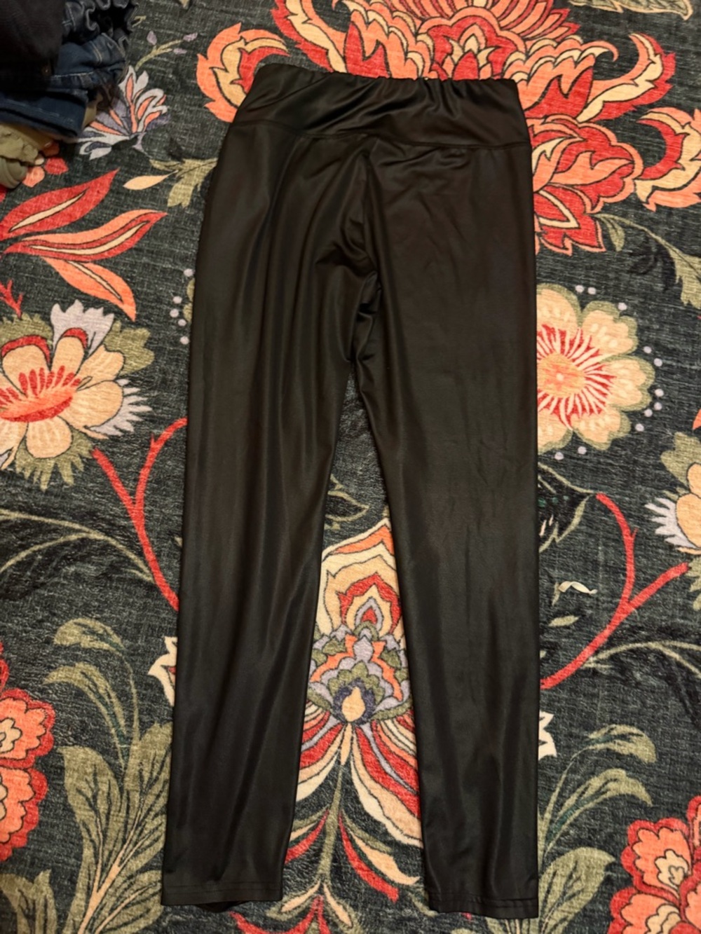 4/$20 Wild Fable Faux Leather Leggings Size Large Black Stretch Pants